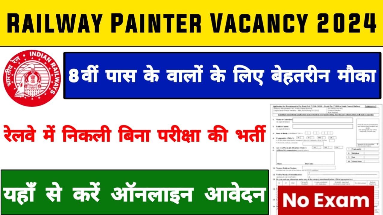 Railway Painter Vacancy 2024